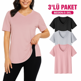 Acar ™ | 3’lü Rahat Geniş Kesim Tişört Paketi