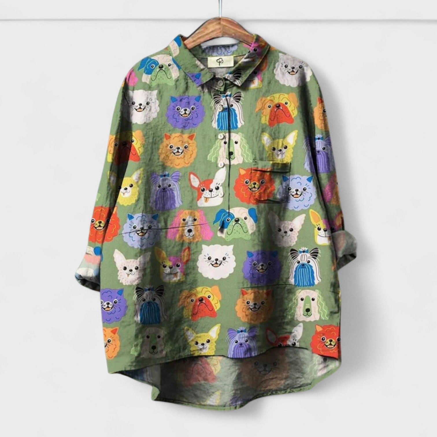 Desenli Bayan Gömlek