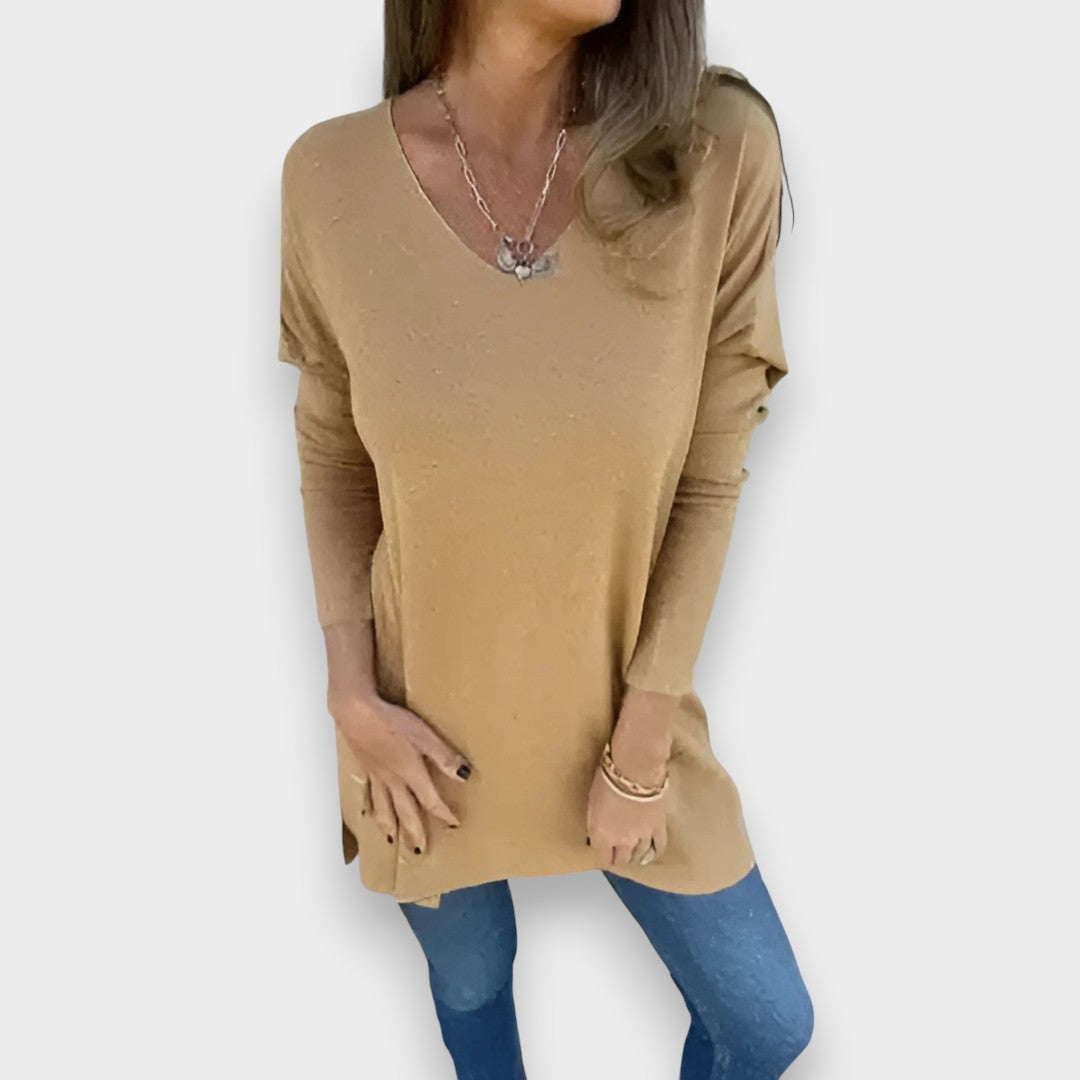 Pakize™ | Rahat V-Yaka Triko Tunik