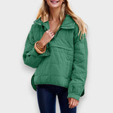 Amine™ | Bol Kesim Kapüşonlu Sweatshirt Kapüşonlu Ceket