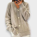 Türkan | Örgü Desenli Hırka