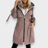 Dilaşub | Önü Fermuarlı Kadın Mantosu