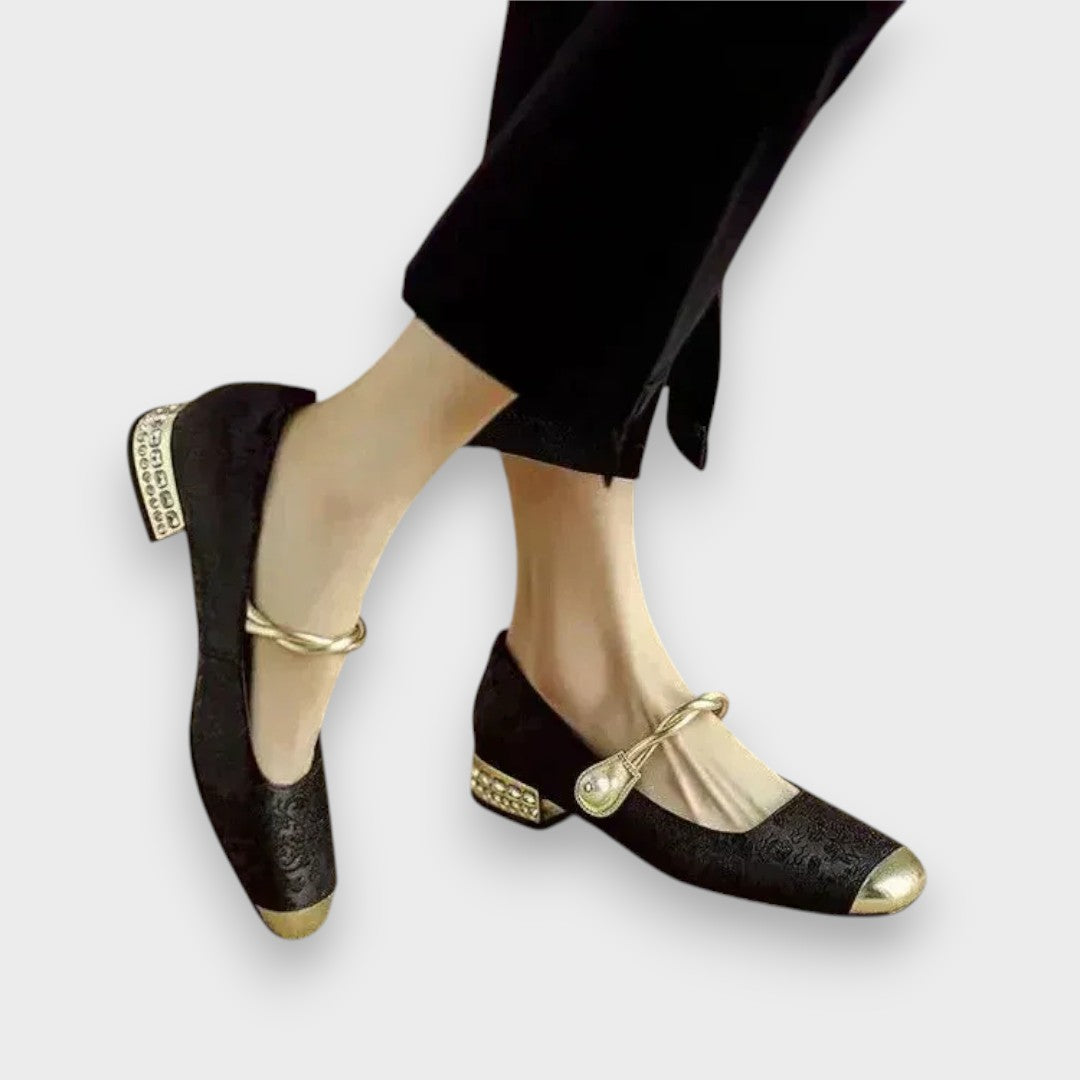 Yegane™| Mestelle Deri Mary Jane Ayakkabılar