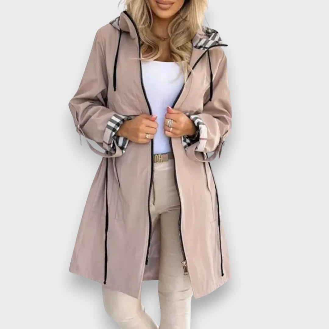 Dilaşub | Önü Fermuarlı Kadın Mantosu