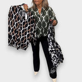 Zehra | Grafik Desenli Bluz