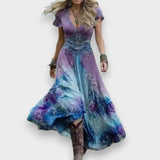 Aykız | Özel ve zarif çiçekli elbise