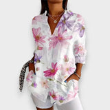 İrem | Eğlenceli desenli renkli bluz