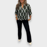 Zehra | Grafik Desenli Bluz