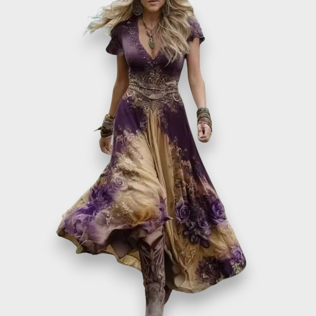 Aykız | Özel ve zarif çiçekli elbise