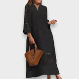 Eda | Nakışlı zarif elbise