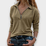 Feride | Fermuar Detaylı Bluz