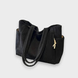 Selma | Kordon Detaylı Ribanalı Tote Çanta