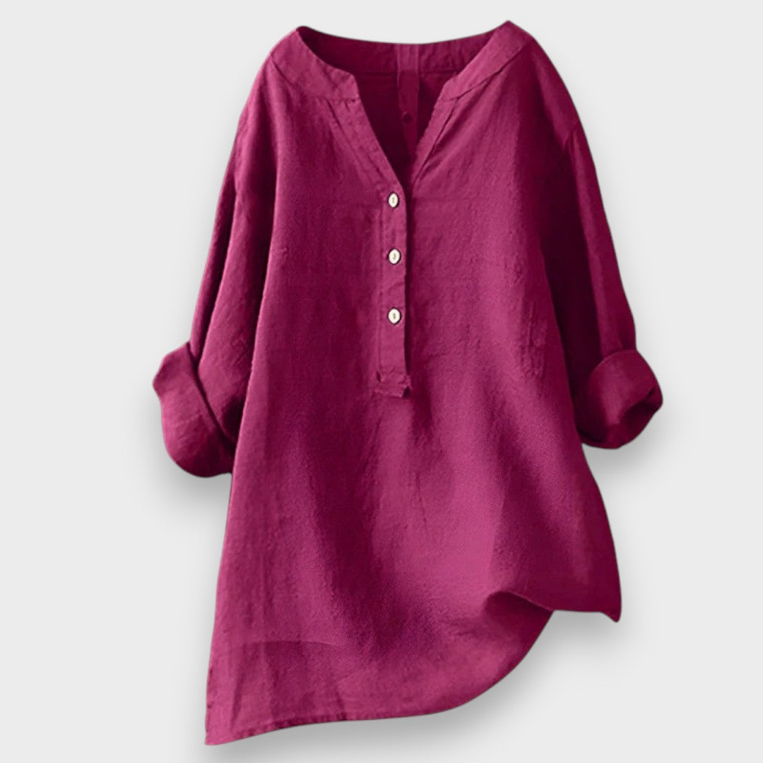 Celile | Rahat Keten Bluz