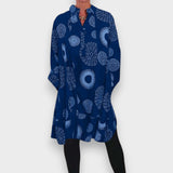 Ayvaz | Günlük Geometrik Desenli Elbise