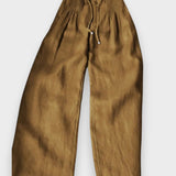 Azra | Pamuk ve keten karışımlı bol paça pantolon