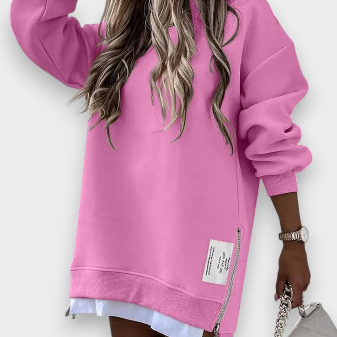 Bahriye | Düz Renk Kısa Kazak