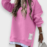 Bahriye | Düz Renk Kısa Kazak