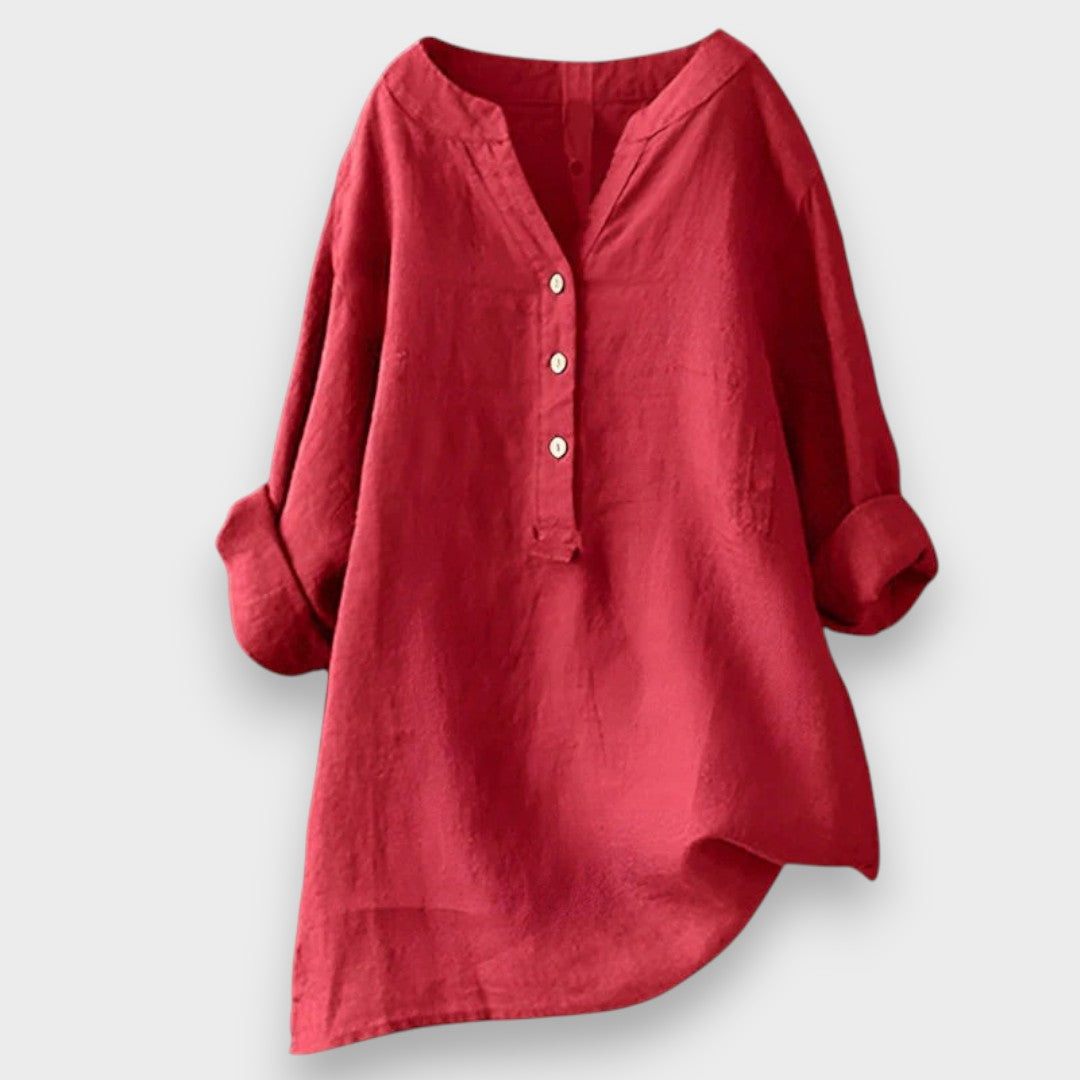 Celile | Rahat Keten Bluz