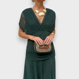 Ayşina | Zarif Uzun Çiçekli Elbise