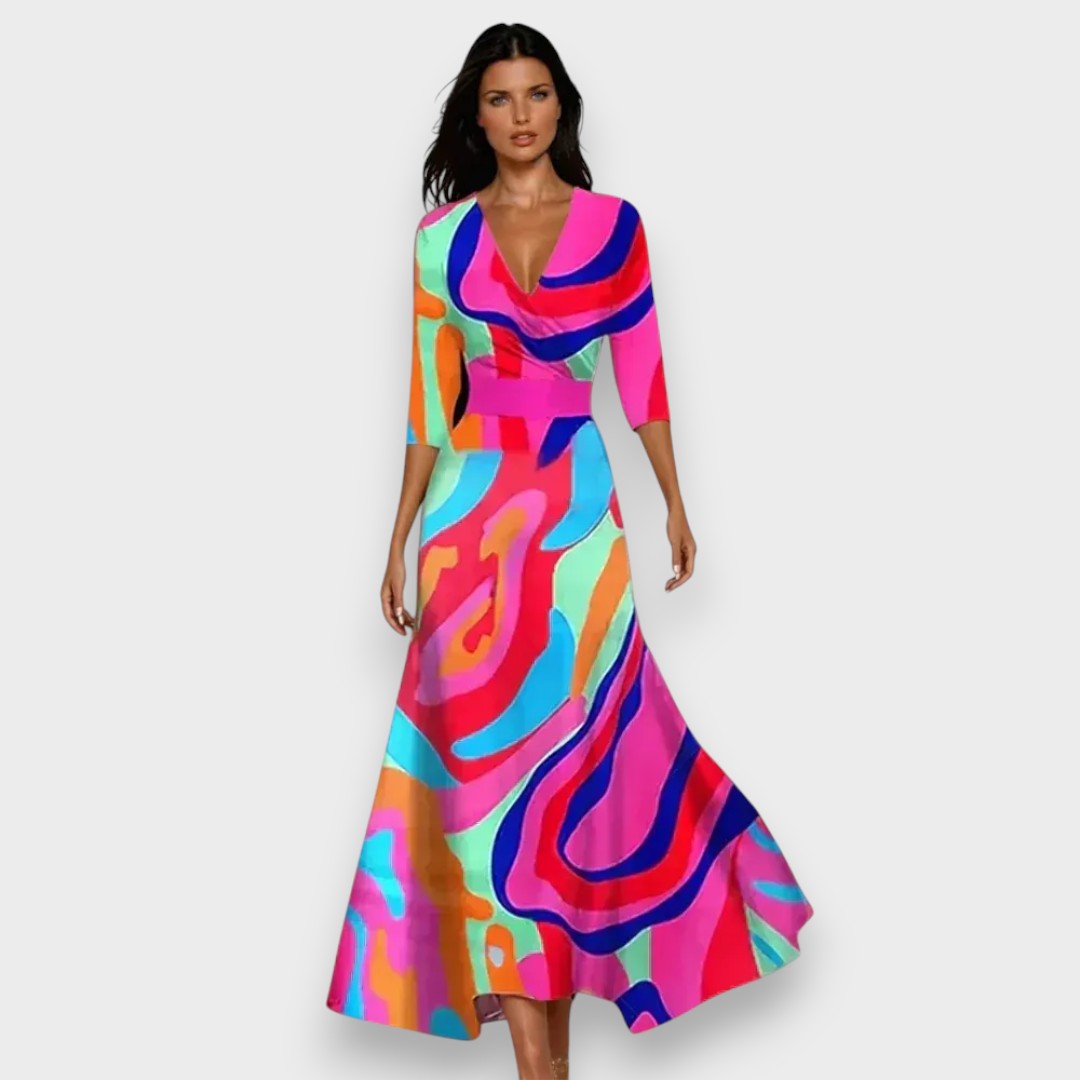 Asuman | Zarif Çiçekli Elbise