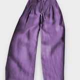 Azra | Pamuk ve keten karışımlı bol paça pantolon