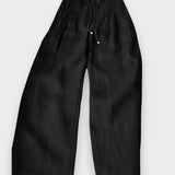 Azra | Pamuk ve keten karışımlı bol paça pantolon