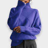 Alara | Dokulu Balıkçı Yaka Triko Kazak