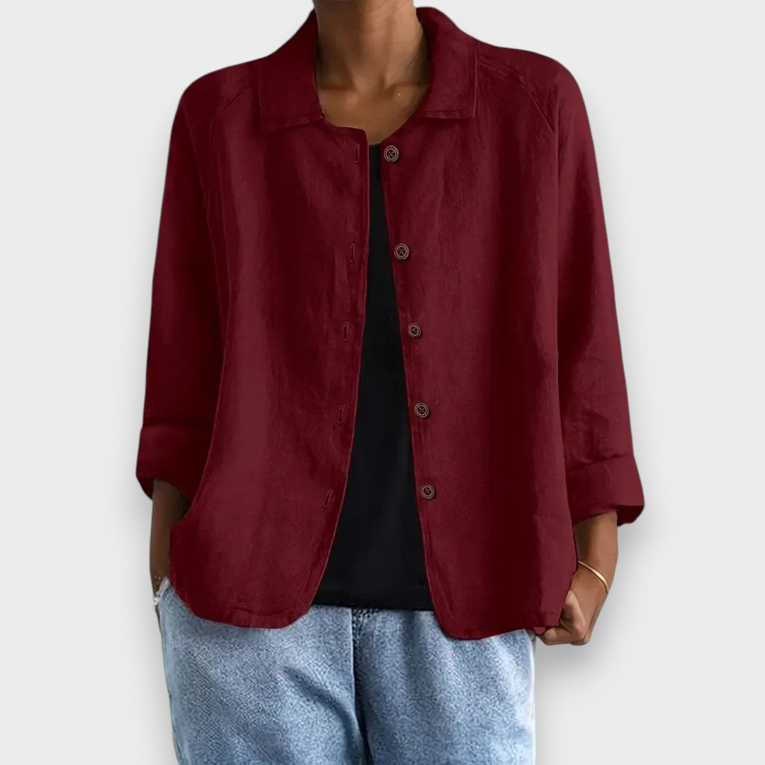 Sezen™ | Klasik Pamuklu İnce Üst