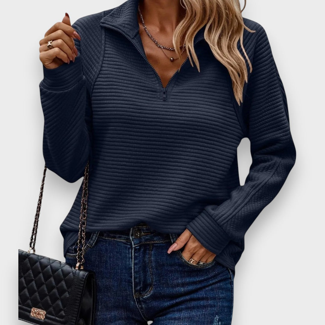 Berfin | Fermuarlı Kazak