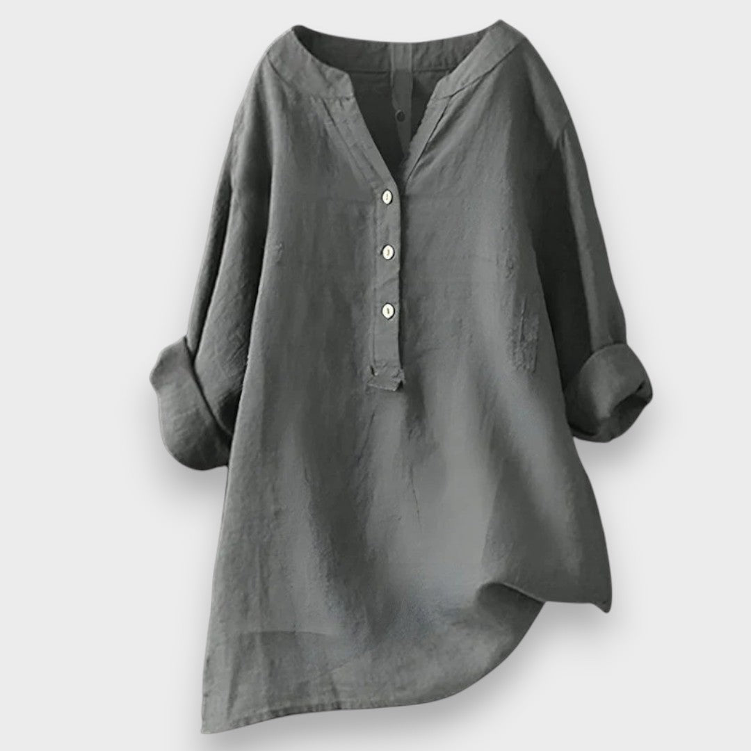 Celile | Rahat Keten Bluz