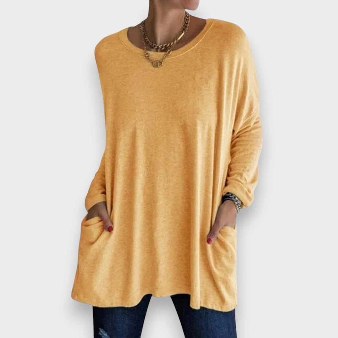 Ayfer | Rahat uzun kollu üst