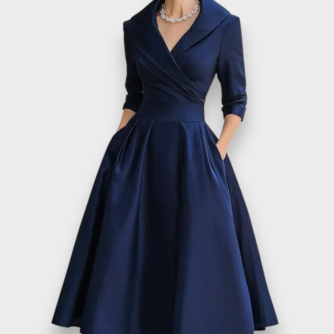 Berila | Saten Midi Elbise