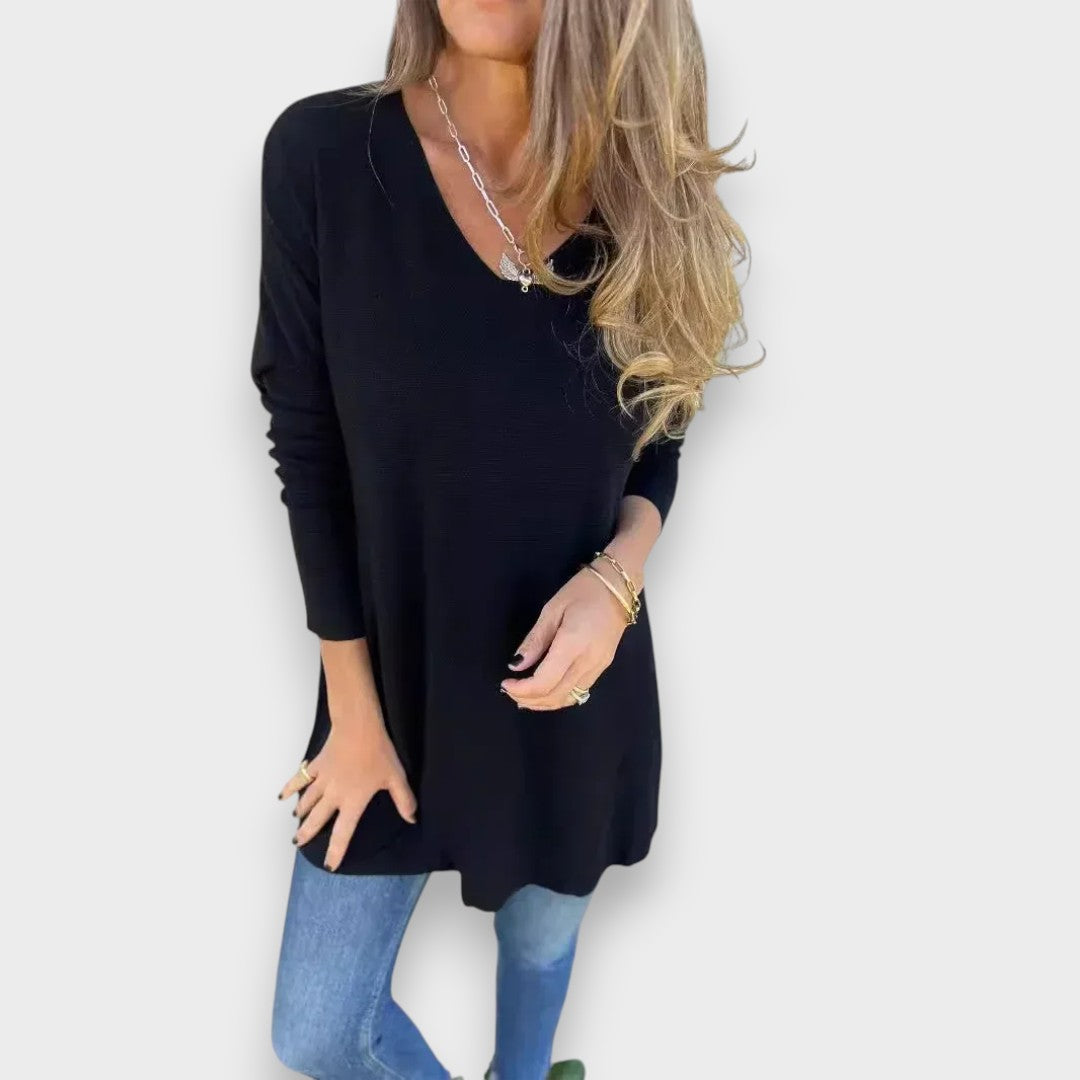Pakize™ | Rahat V-Yaka Triko Tunik
