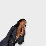 Asmin | Midi Saten Elbise