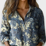 Hande Su | Çiçek Desenli Kadın Gömlek