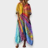 Gülsen | V Yaka Cepli Kadın Elbise