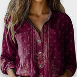 Hande Su | Çiçek Desenli Kadın Gömlek