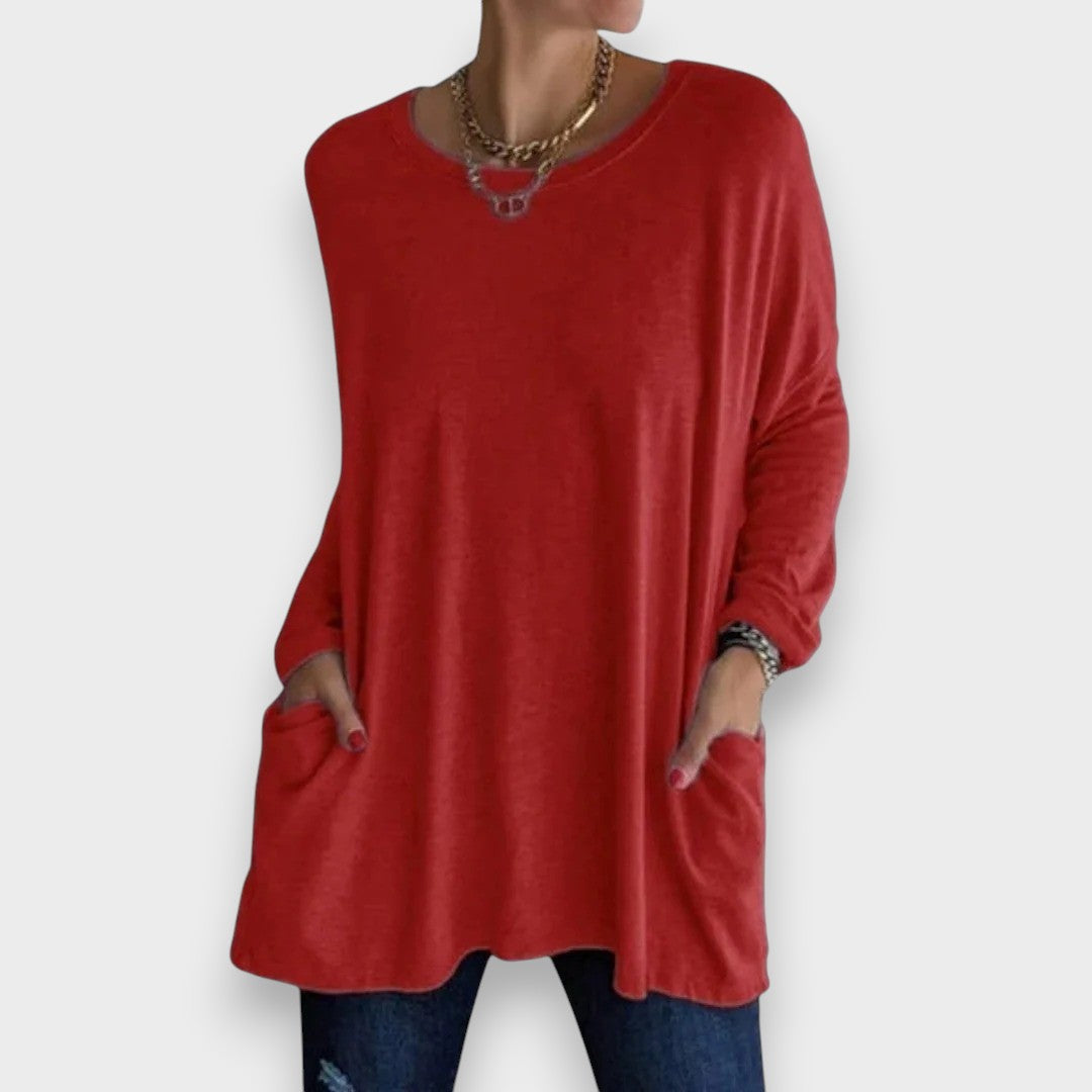 Ayfer | Rahat uzun kollu üst