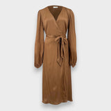 Asmin | Midi Saten Elbise