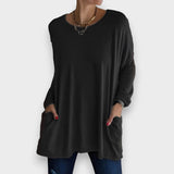 Ayfer | Rahat uzun kollu üst