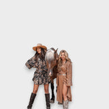 Asmin | Midi Saten Elbise