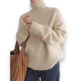 Bahar | Yüksek yaka kaşmir kazak