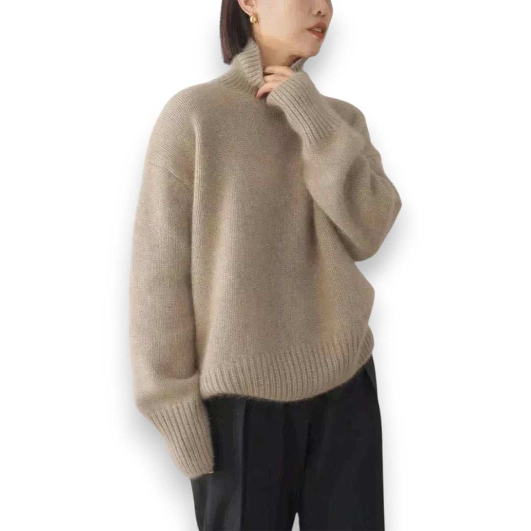 Bahar | Yüksek yaka kaşmir kazak