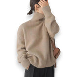 Bahar | Yüksek yaka kaşmir kazak