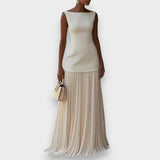 Zeynep Su | Kolsuz Pileli Uzun Elbise