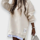 Bahriye | Düz Renk Kısa Kazak