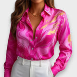 Ahenk | Saten Akışlı Gömlek