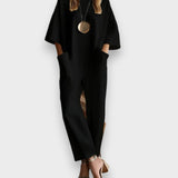 Yonca Nur | Kadınlar İçin Bol Kollu Rahat Tulum