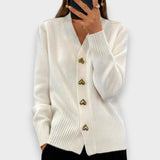 Duru | Yumuşak Kalpli Düğmeli Hırka