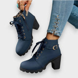 Almina | Günlük Topuklu Bilekte Botlar